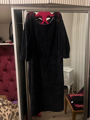 Kadife elbise - Görsel 6