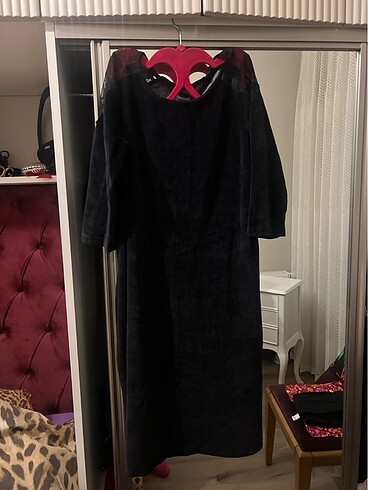 Kadife elbise - Görsel 7