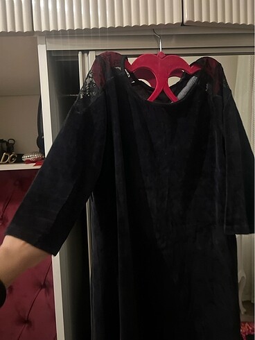 Kadife elbise - Görsel 11