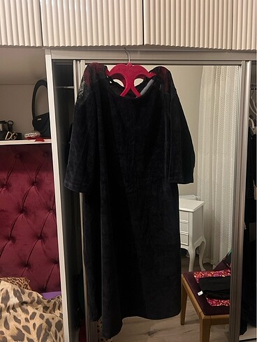 Kadife elbise - Görsel 15