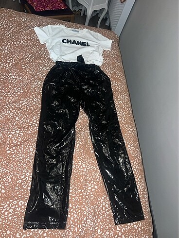 Deri rugan pantolon - Görsel 6