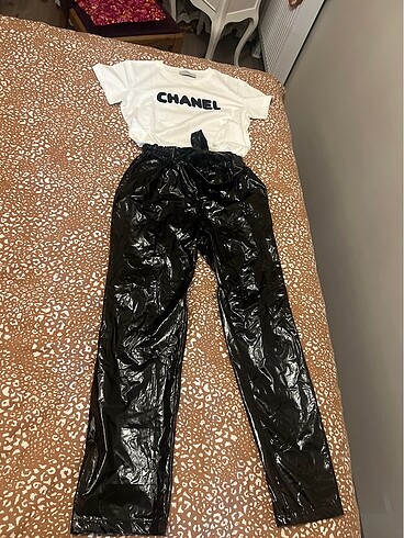 Deri rugan pantolon - Görsel 5