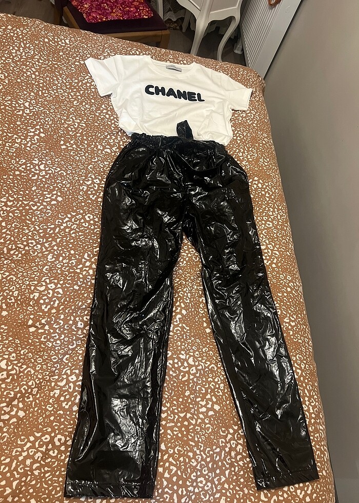 Deri rugan pantolon - Görsel 4