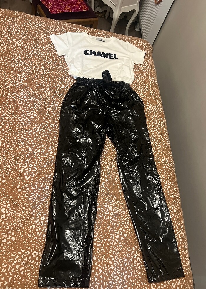 Deri rugan pantolon - Görsel 5