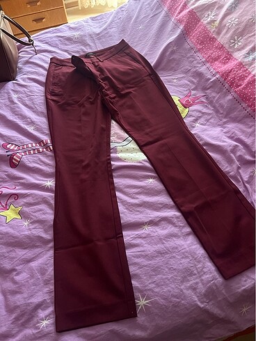 LC Waikiki Lcw bordo kumaş pantolon