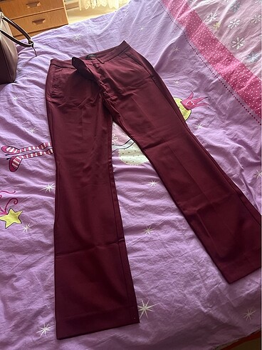 40 Beden Lcw bordo kumaş pantolon