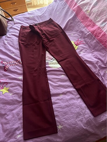 Lcw bordo kumaş pantolon
