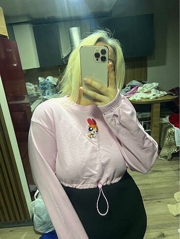 m Beden pembe Renk Bershka orjinal
