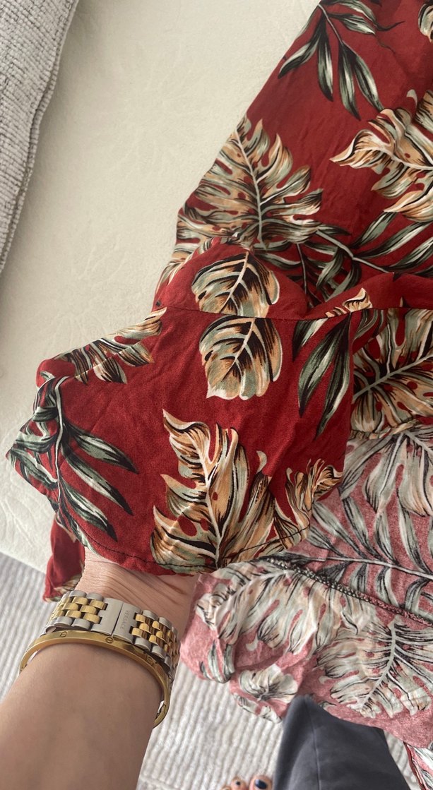 Kırmızı Etek ürünü 1 kere giydim sadece - Görsel 2