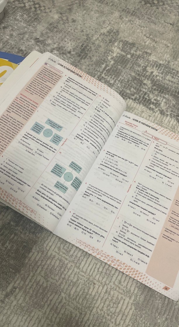 TYT Kimya Soru Kitabı Hiç çözülmemiştir Çizik bile yoktur - Görsel 2