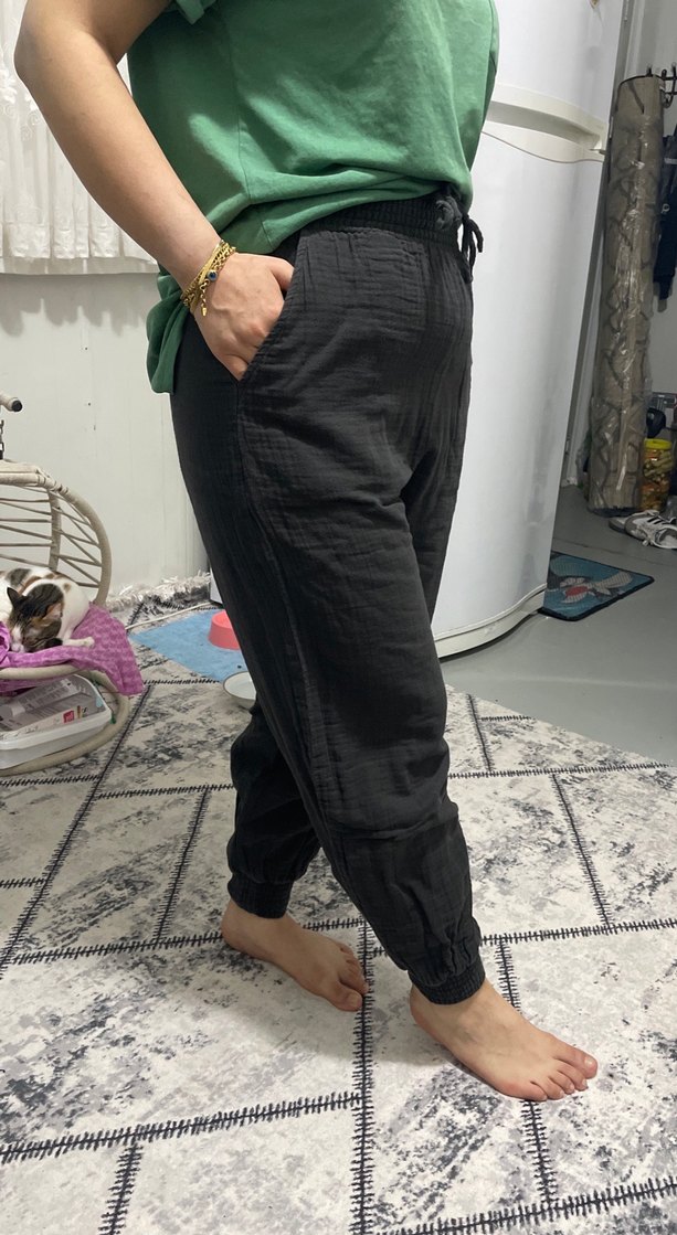 Antrasit pantolon kumaşı harika - Görsel 2