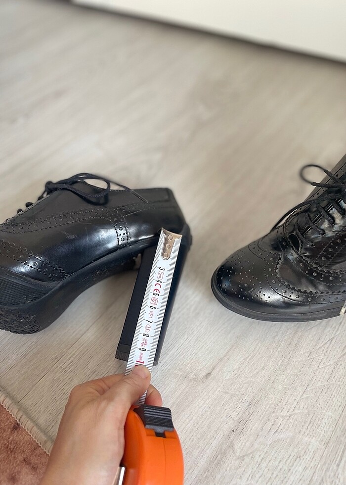 36numara kalın topuk ayakkabı - Görsel 2