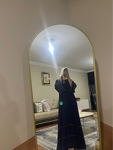 l Beden lacivert Renk Abaya