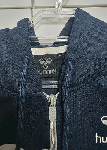 Hummel Erkek Gri ve Lacivert Renkli Fermuarlı Eşofman üstü - Görsel 3