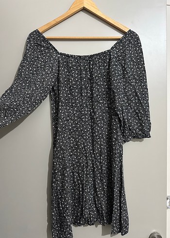 xs Beden gri Renk Mango mini elbise