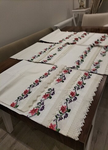 Beden Temiz ürünler beyaz iş kanaviçe