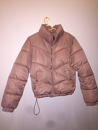 s Beden pembe Renk Bershka mont