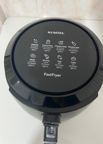 Air Fryer XL Siyah Elektrikli Hava Fritözü - Görsel 2