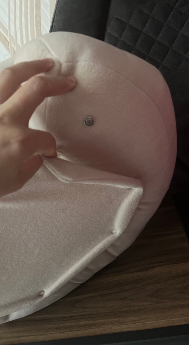 Krem bebek oturma desteği/bebe yatmaz - Görsel 3