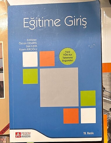 Eğitime giriş (özcan demirel)