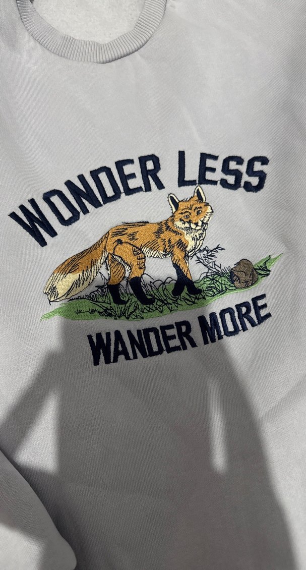 Gri Baskılı Kadın Sweatshirt - Görsel 2