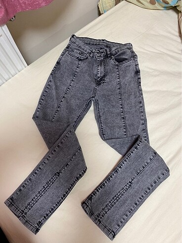 Füme yırtmaçlı pantolon