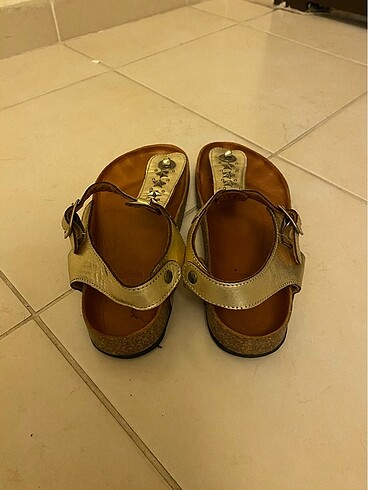 Birkenstock Gold Renk Birkenstock Model Sandalet