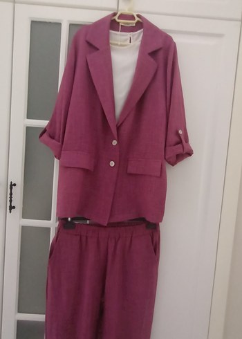 Pembe Kadın Blazer 3 lü takim - Görsel 8