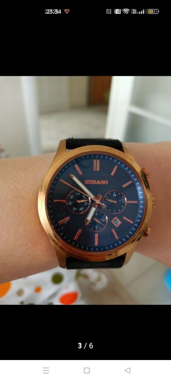 Sebago Klasik Erkek Kol Saati Lacivert - Görsel 5