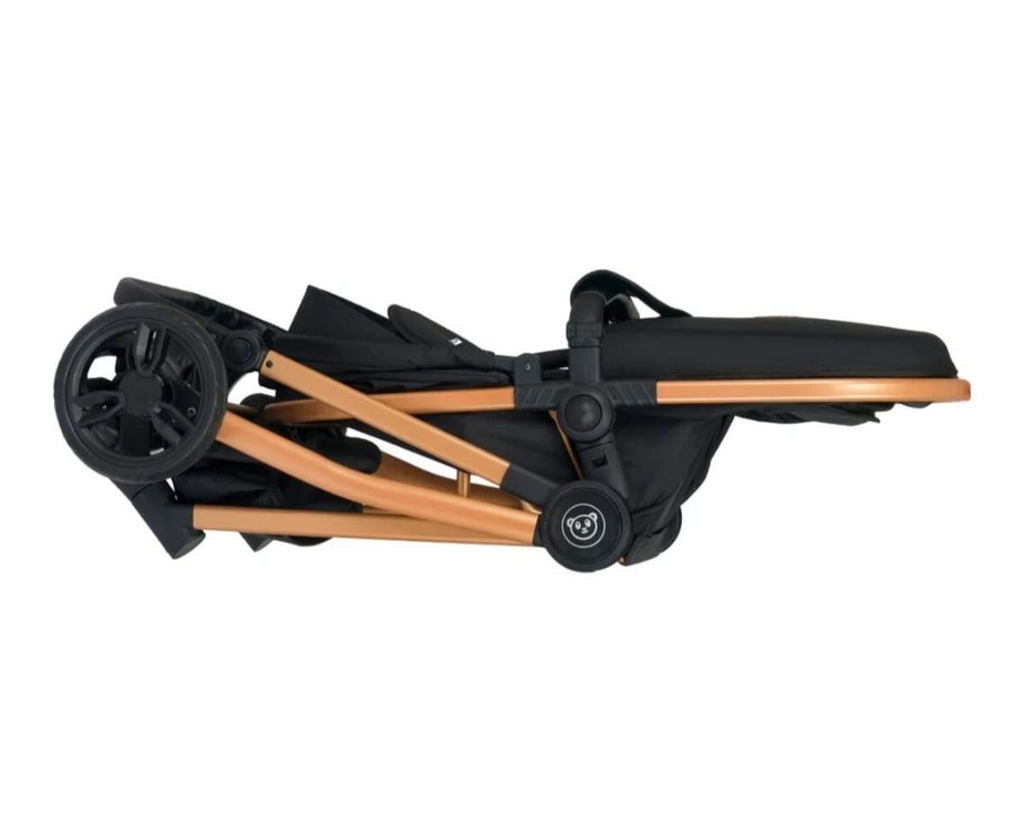 Siyah Bebek Arabası ve Taşıma Koltuğu - Görsel 2