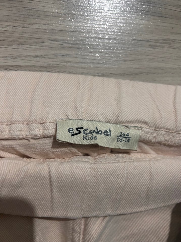 Bej Lastikli Bel Pantolon - Görsel 2