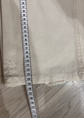 Bej Kadın Jean Pantolon - Görsel 3