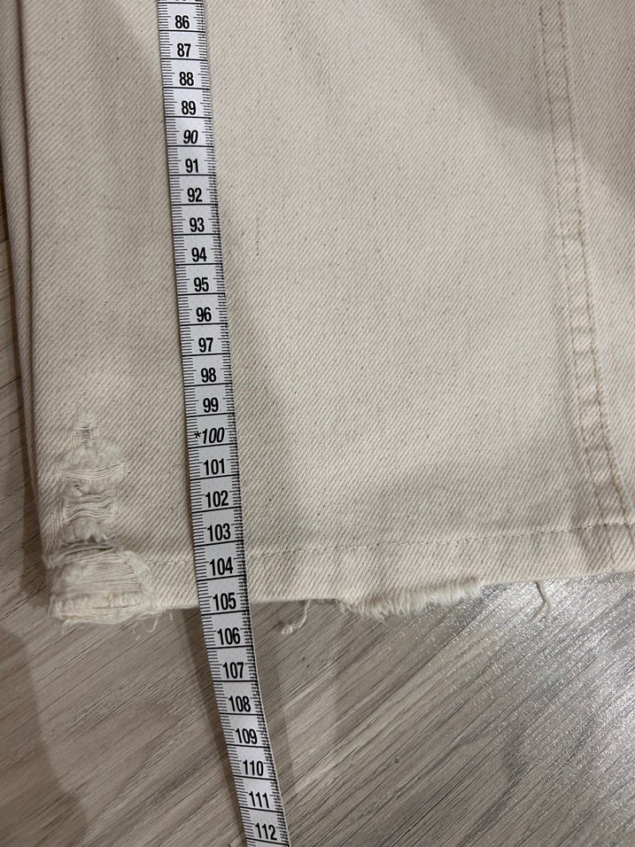 Bej Kadın Jean Pantolon - Görsel 3