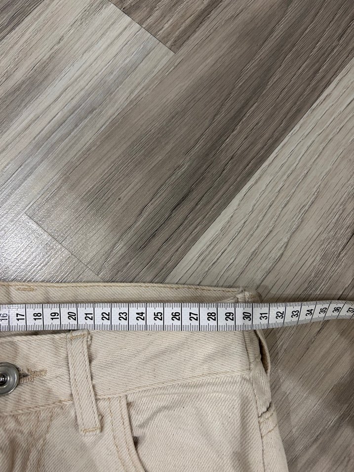 Bej Kadın Jean Pantolon - Görsel 2