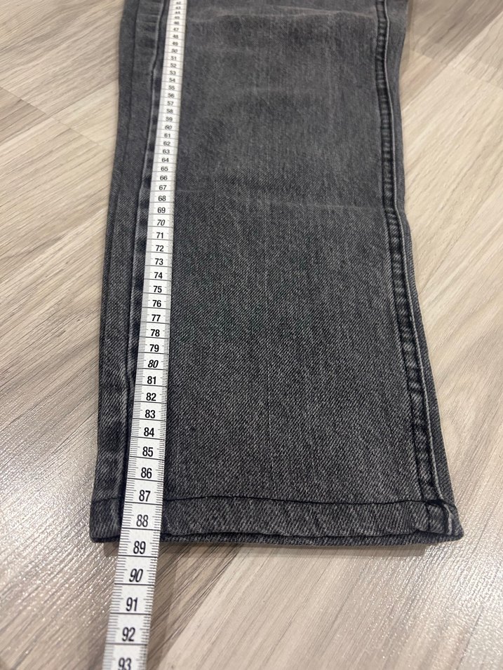 Gri Denim Kadın Normal Kesim Jean - Görsel 2