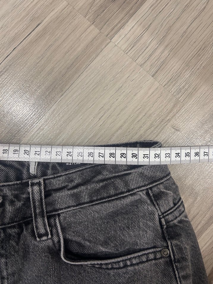 Gri Denim Kadın Normal Kesim Jean - Görsel 3