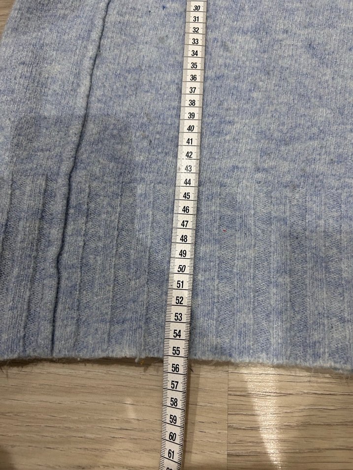 Bebek Mavisi Boğazlı Kazak - Görsel 3