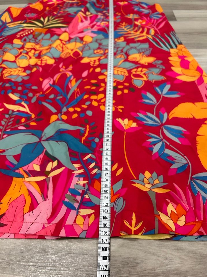 Renkli Baskılı Bohem Uzun Kolsuz Elbise - Görsel 3