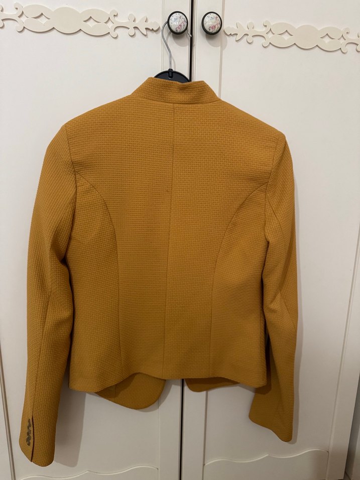 Sarı Kadın Blazer Ceket - Görsel 2