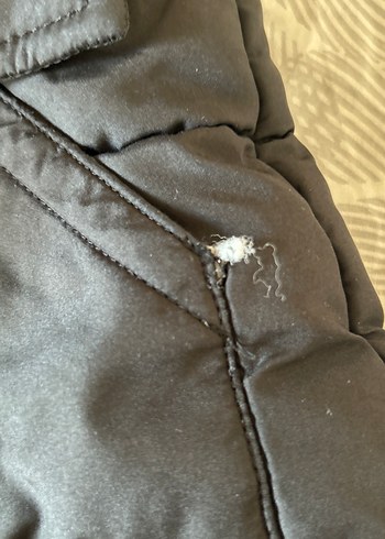 Kürklü Kapüşonlu Siyah Çocuk Kışlık Mont - Görsel 3