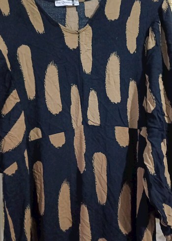 Bohem Tarz Uzun Keten Elbise - Görsel 3