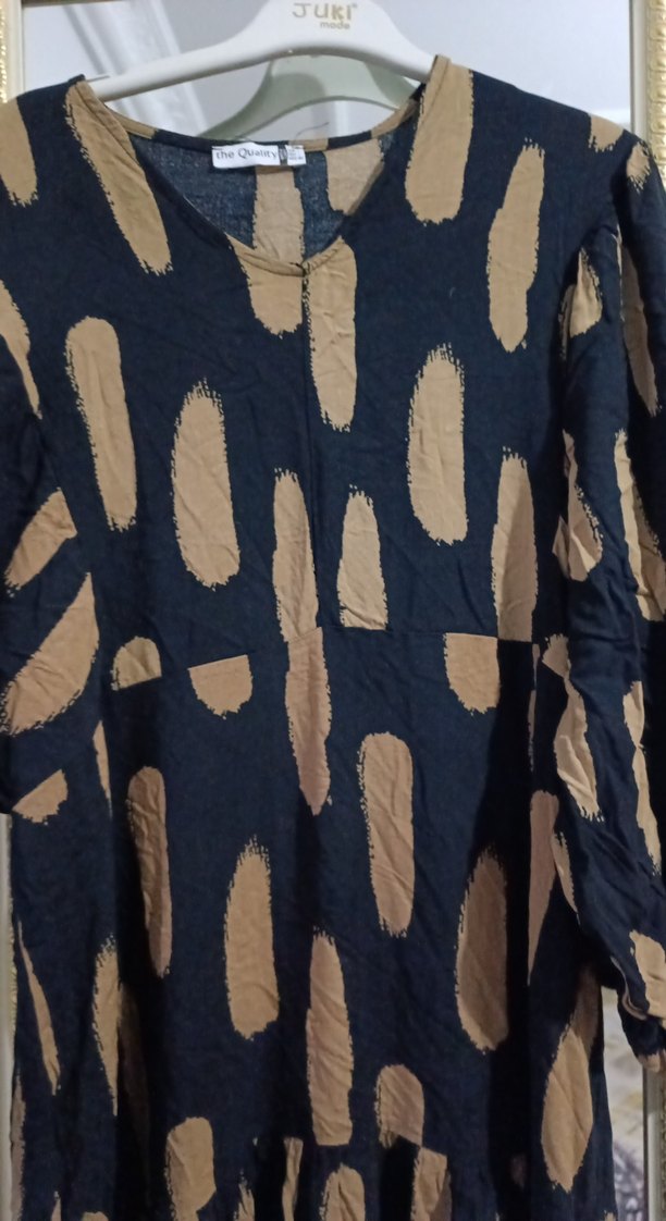 Bohem Tarz Uzun Keten Elbise - Görsel 3