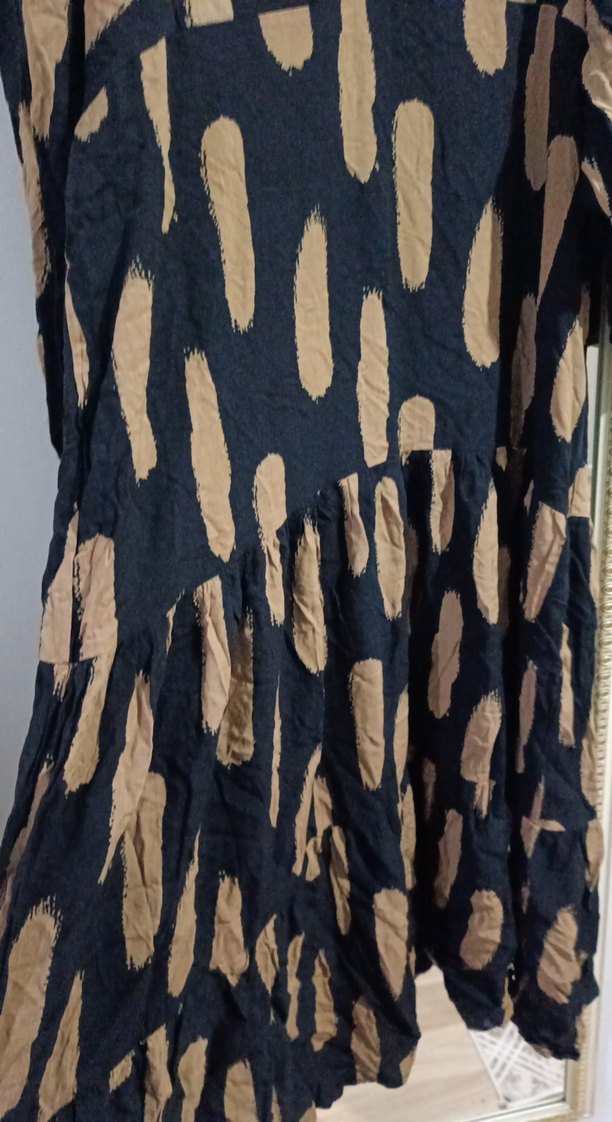 Bohem Tarz Uzun Keten Elbise - Görsel 5