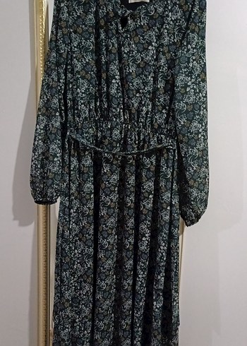 Bohem Uzun Desenli Kadın Elbise 44 bedene uyumlu - Görsel 5