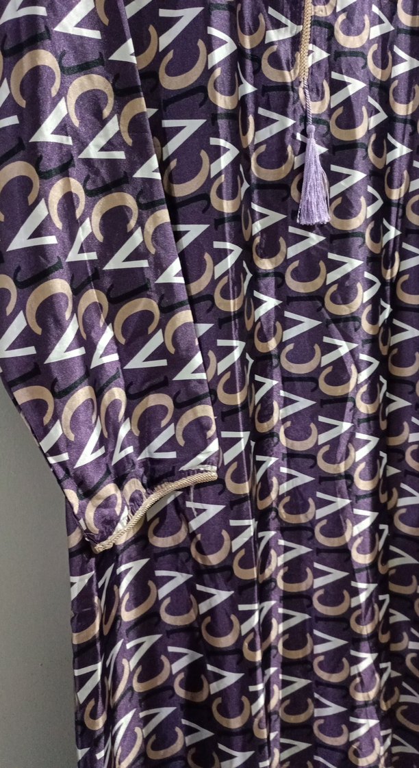 Bohem Mor Desenli Uzun Elbise - Görsel 3