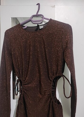 H&M H&M SİMLİ ELBİSE 
