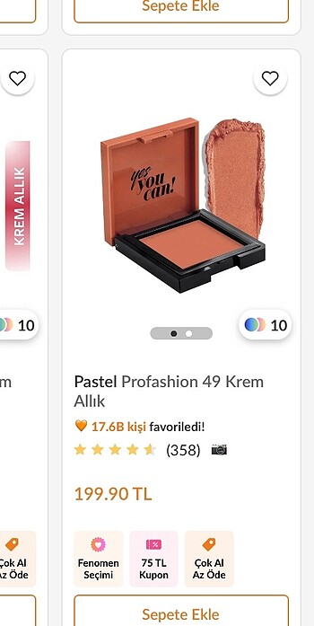 Pastel Allık 42 Numara