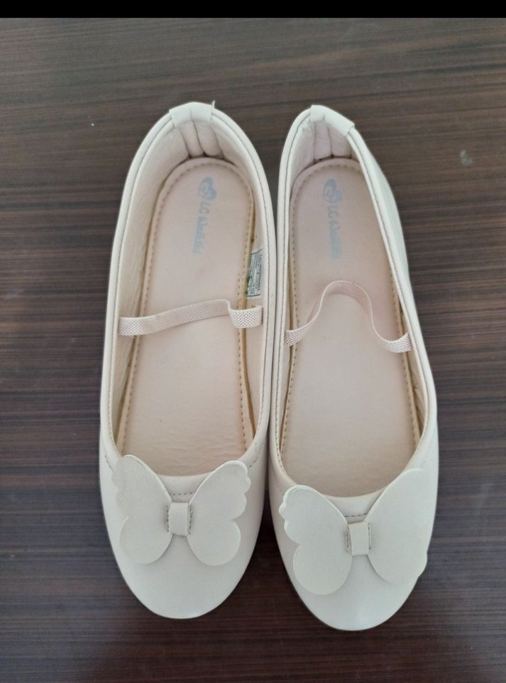 Lila Kelebek Detaylı Kız Babet - Görsel 2