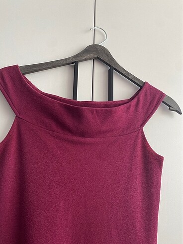 xs Beden bordo Renk Mudo collection marka bordo elbise