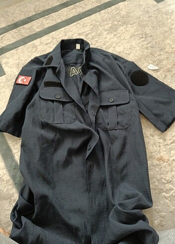 Jandarma asayiş yazlık gömlek sıfır ürün 